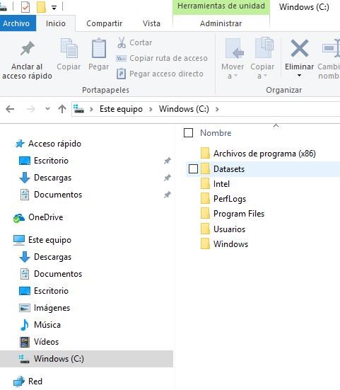 datasets folder location